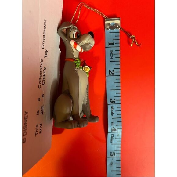 Disney Christmas Magic Lady and the Tramp, Tramp Christmas Ornament Groiler - Picture 7 of 8